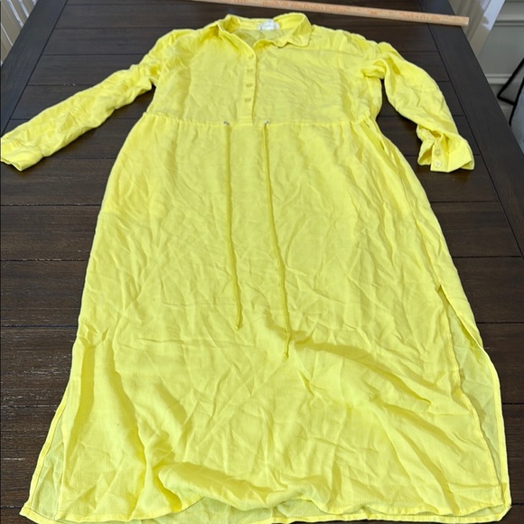 Sita Murt Yellow Shirt Dress Euro Size 38 US Size 6 - Picture 6 of 13